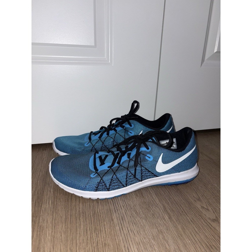 Nike Men's Fury Blue Glow Tennis Shoes Size 11.5